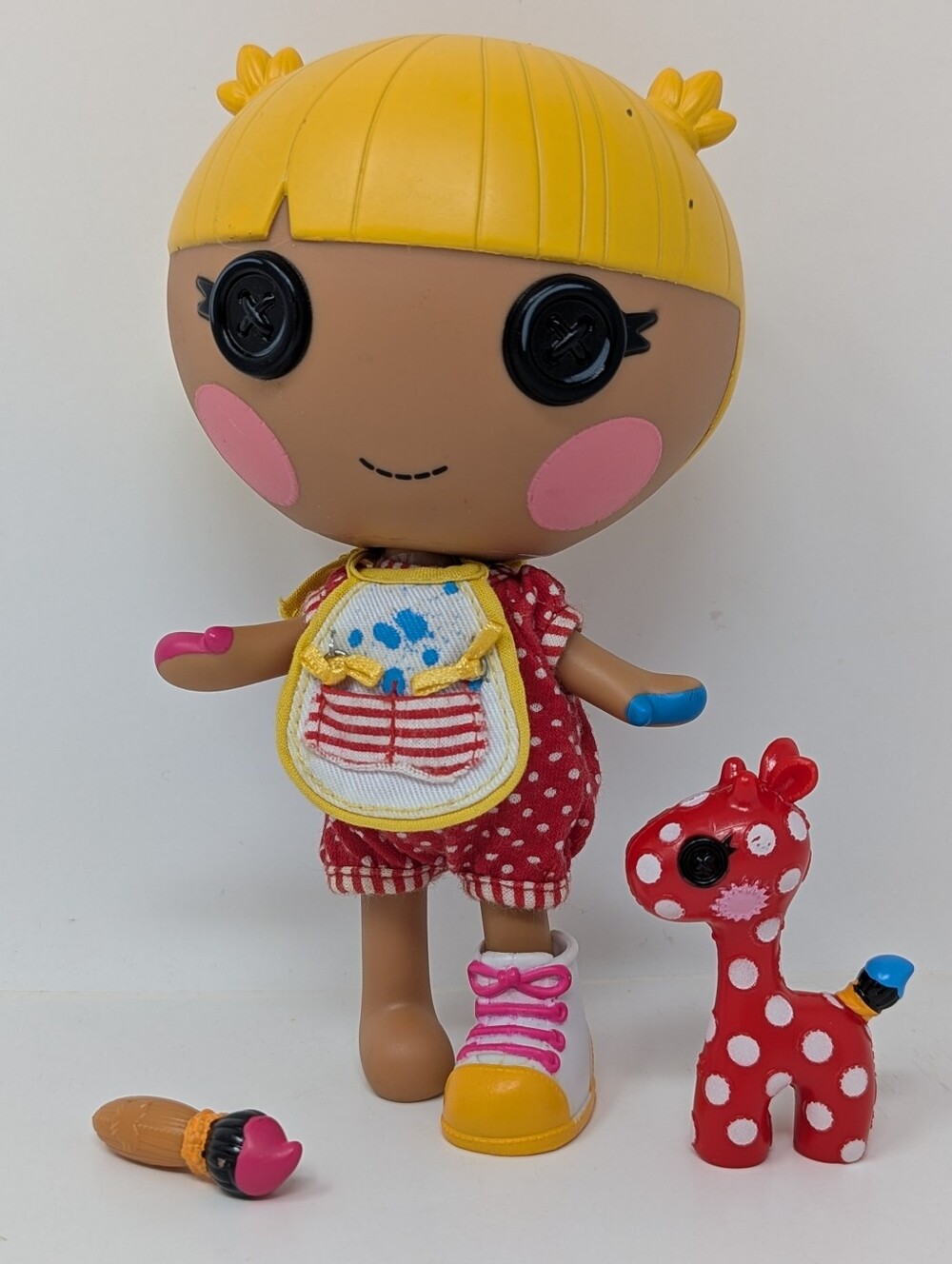 Lalaloopsy Doll Littles Scribbles Splash with Paint Brush Giraffe